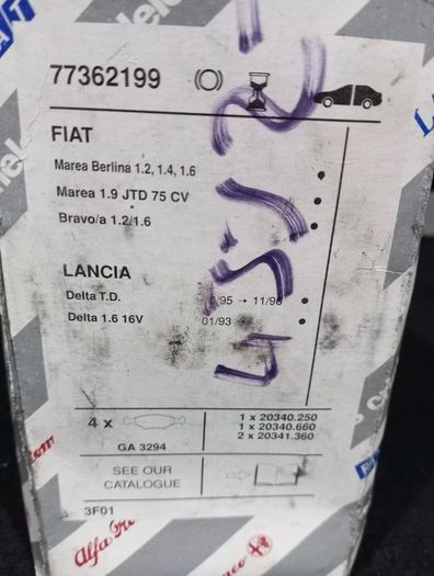 Fiat Alfa Romeo Lancia Front Brake Pads 77362199 OEM (A10207)