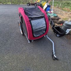 Trixie bicycle trailer for large dog and buggy conversion