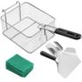 Electric Deep Fryer 12L Electric Fryer 5000W Twin Basket Dual Tank Countertop Stainless Steel 220v Image 6