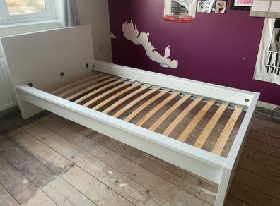 Single Bed with mattress and storage