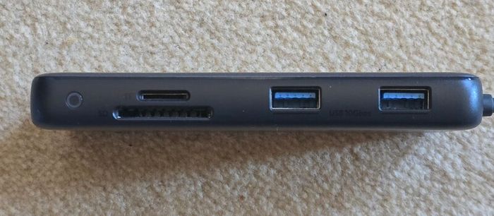 Anker 555 USB C Hub with Ethernet, 8-in-1 Multiport Ethernet Adapter with 4K 60Hz HDMI Port, 85W Power Delivery, 10Gbps USB C and 2 A Data Ports, microSD SD Card Reader