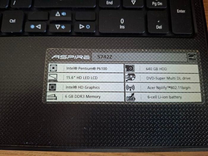 Laptop Acer Aspire