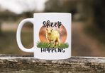Personalised Novelty Mug - Sheep Happens