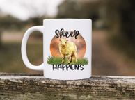 main image for ad Personalised Novelty Mug - Sheep Happens