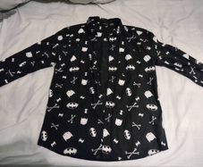 Batman Shirt DC Comics Cropp Slim Fit L Size  100% Cotton