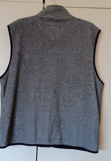 Grey Fleece Zip Body Warmer/Gilet
