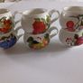 Portmeirion Pomona Set of 6 Vintage Mugs Made in England Rare Assorted Fruit Collection Image 4