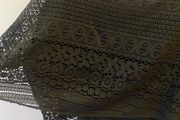 Black lacy crop top (size 16)