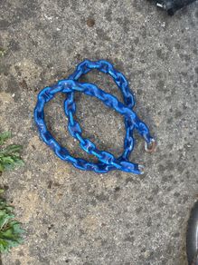 Steel chain for lock up