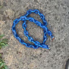 Steel chain for lock up