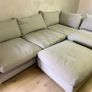 Grey corner sofa set L shaped Image 4