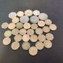 2 1 50p 20p Coins Bulk Lot UK x33 Pound Coins Great Britain British Image 5