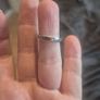 Sapphire Engagement ring and wedding band Image 4