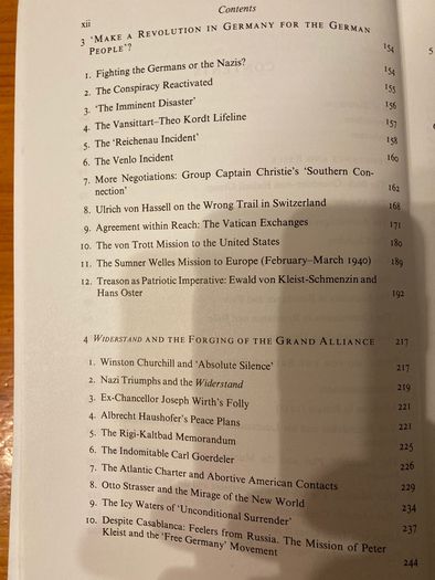 War book: 'German resistance against Hitler.The search for allies abroad 1938-1945'
