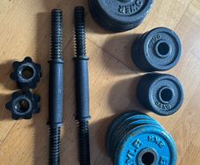 2x 10kg dumbbells