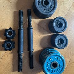 2x 10kg dumbbells