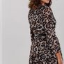 Leopard-print envelope dress Image 3