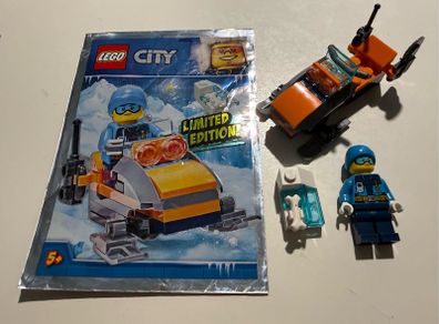 Lego City Arctic Explorer with Snowmobile foil pack 951810