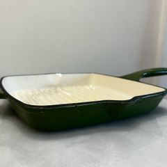 Cast Iron Green Griddle Pan