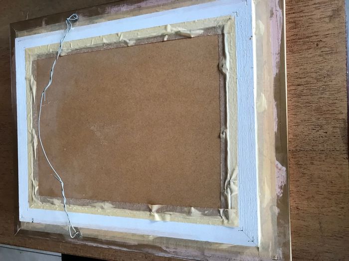 Double Framed Glass Painting