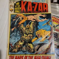 Astonishing Tales #13 - 1st Man-Thing cover appearance