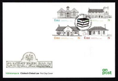 2019 Ireland Carnegie Libraries of Ireland Commemorative Stamps An Post First Day Cover (FDC)