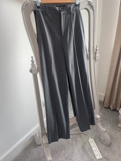 Pull & Bear Smart Grey Trousers size 8 (eur34)