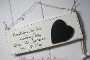 Countdown To Our Wedding Day Till We Become Mr &amp; Mrs "Plaque"