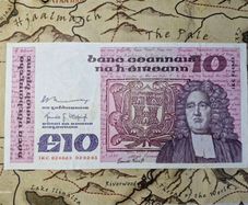 10 Pound B Series 02/02/81 Irish Note