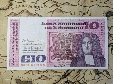 10 Pound B Series 02/02/81 Irish Note
