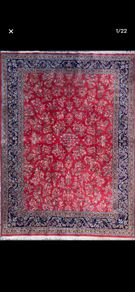 Really fabulous Hand Knotted Wool Sarough Rug 345 cm x 250 cm