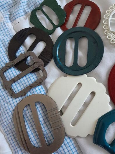 Vintage Buckles - Scarf Rings Lot