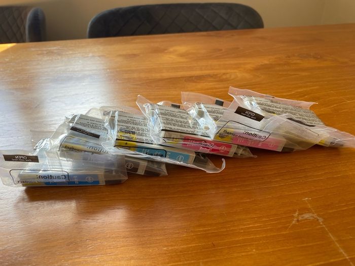 Epson Ink Cartridges 2 full sets unused E-481t to E-486
