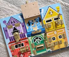 Wooden toy Lock