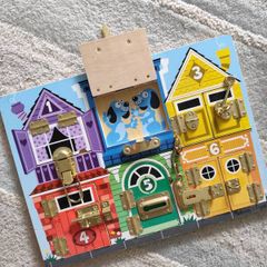 Wooden toy Lock