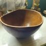 mid century teak wooden bowl Image 2