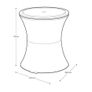 Keter Pacific Pool Bar - Brown Rattan Design Image 8
