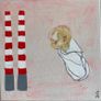 Original Contemporary painting Irish Art Poolbeg Chimneys Dublin New Baby Gift Image 4