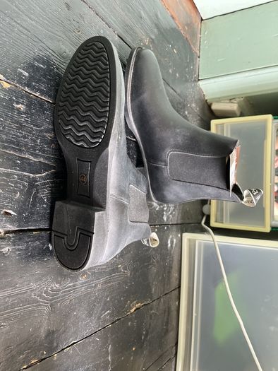 Size 44 black brogini paddock boots