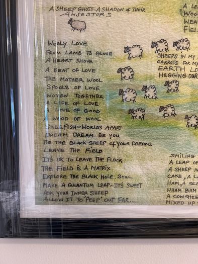 High quality Print of Original Design Modern Artwork /Poetry Archival Giclee