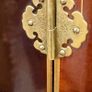20th Century Chinese Carved & Lacquered Armoire Image 6