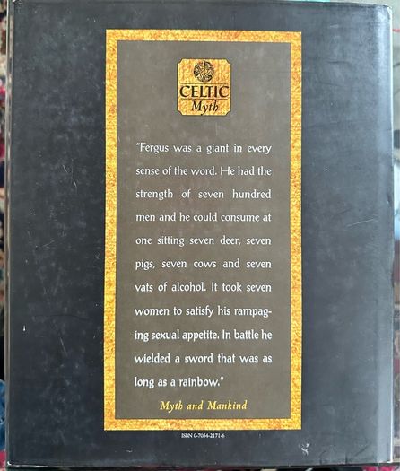 Hard back copy of Myth and Mankind series, specifically identified as Heroes of the Dawn Celtic Myth    Series: Myth and Mankind. Volume Title: Heroes of the Dawn