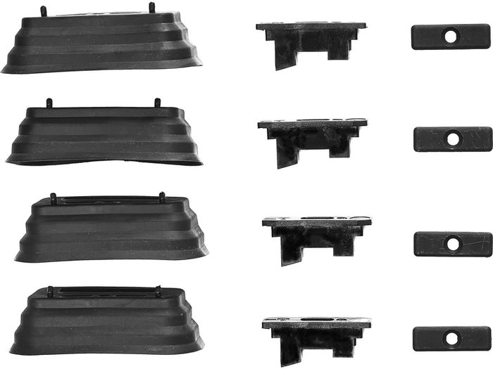 Flush Fit Fixed Point Steel Roof Bars