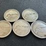5 Silver Irish Florins Image 4