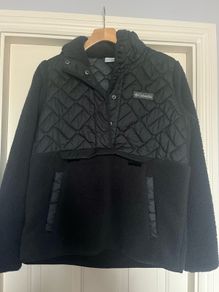 Brand new Columbia black hoody fleece jacket jumper