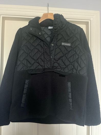 Brand new Columbia black hoody fleece jacket jumper
