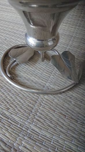 EPNS Antique candle holder