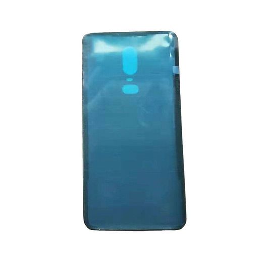 For OnePlus 6 1+6  Rear Battery Cover Back Glass Panel White & Adhesive - FHTOP6BCW