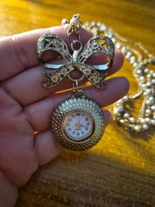 Vintage watch necklace
