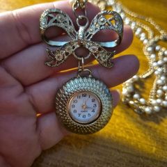 Vintage watch necklace
